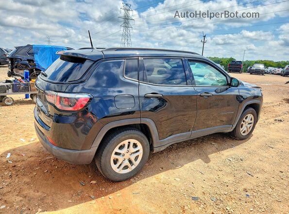 3C4NJCAB2JT181546 2018 JEEP COMPASS Black Հետևի աջ