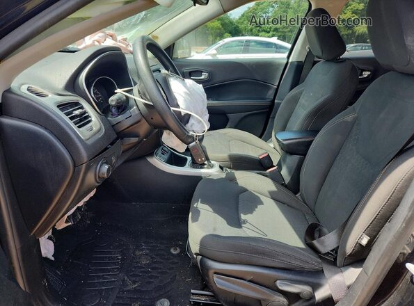 3C4NJCAB2JT181546 2018 JEEP COMPASS Black Սալոնի դիմացի տեսք