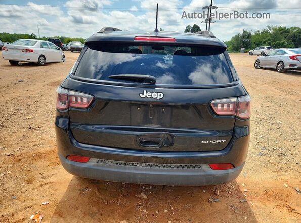 3C4NJCAB2JT181546 2018 JEEP COMPASS Black Հետևի տեսք