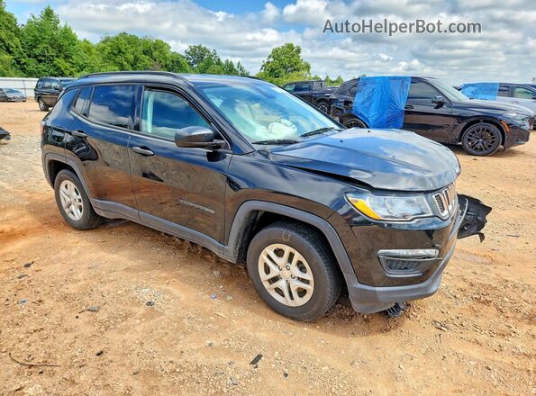 3C4NJCAB2JT181546 2018 JEEP COMPASS Black Առջևի աջ