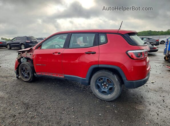 3C4NJCAB2JT339478 2018 JEEP COMPASS Red Rear left