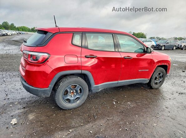 3C4NJCAB2JT339478 2018 JEEP COMPASS Red Rear right