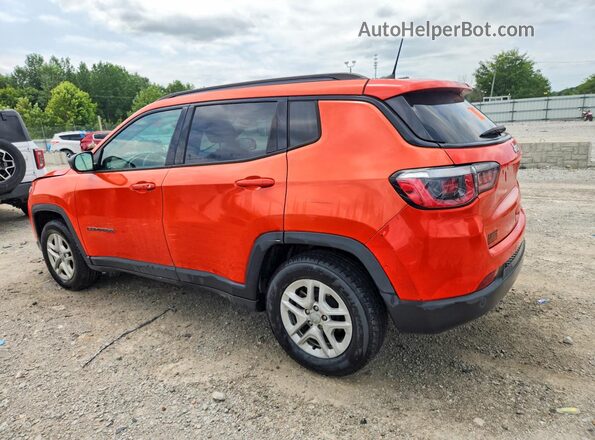 3C4NJCAB3JT251037 2018 JEEP COMPASS Orange Հետևի ձախ