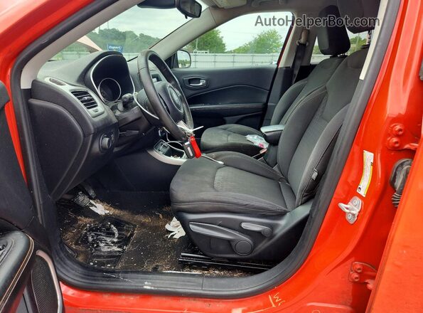 3C4NJCAB3JT251037 2018 JEEP COMPASS Orange Սալոնի դիմացի տեսք