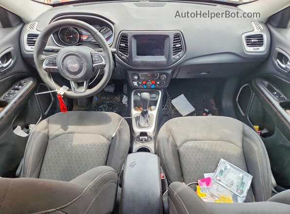 3C4NJCAB3JT251037 2018 JEEP COMPASS Orange Առջևի վահանակի տեսք
