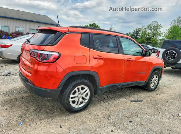 3C4NJCAB3JT251037 2018 JEEP COMPASS Orange Հետևի աջ