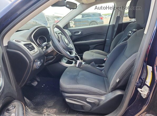 3C4NJCAB3JT254861 2018 JEEP COMPASS Blue Front interior view