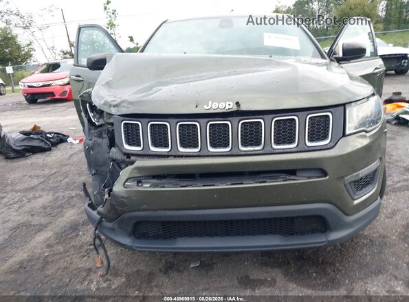 3C4NJCAB3JT263544 2018 JEEP COMPASS Green Widok deski rozdzielczej