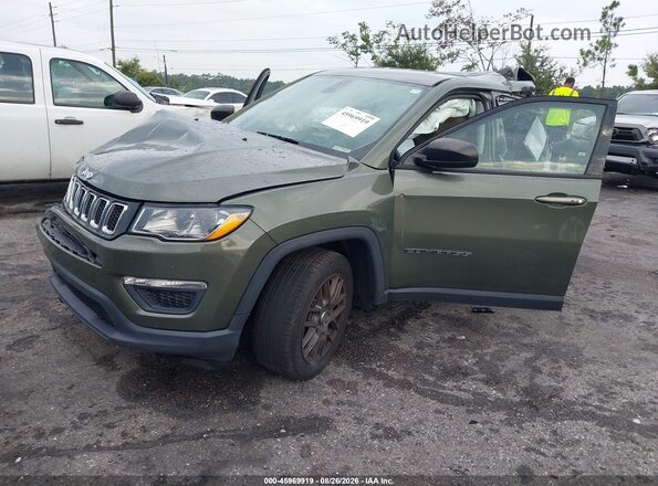 3C4NJCAB3JT263544 2018 JEEP COMPASS Green Przód lewy