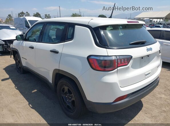 3C4NJCAB3JT287360 2018 JEEP COMPASS White უკანა მარცხენა
