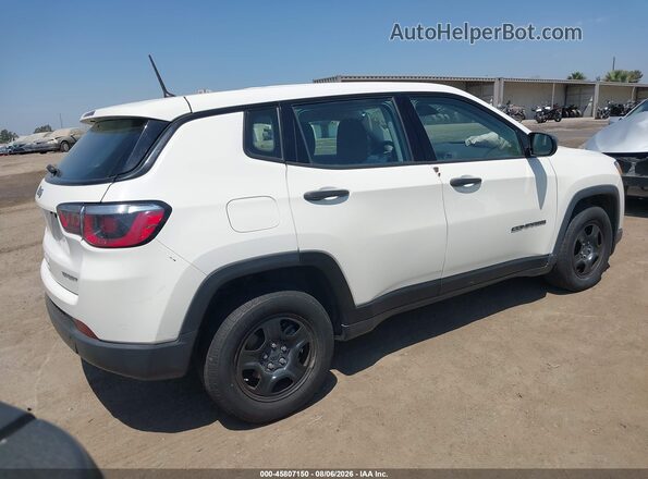 3C4NJCAB3JT287360 2018 JEEP COMPASS White უკანა მარჯვენა