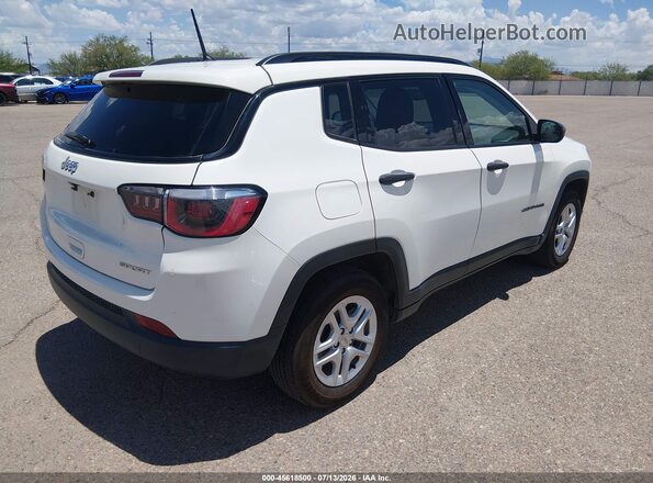 3C4NJCAB3JT308644 2018 JEEP COMPASS White Trasero derecho