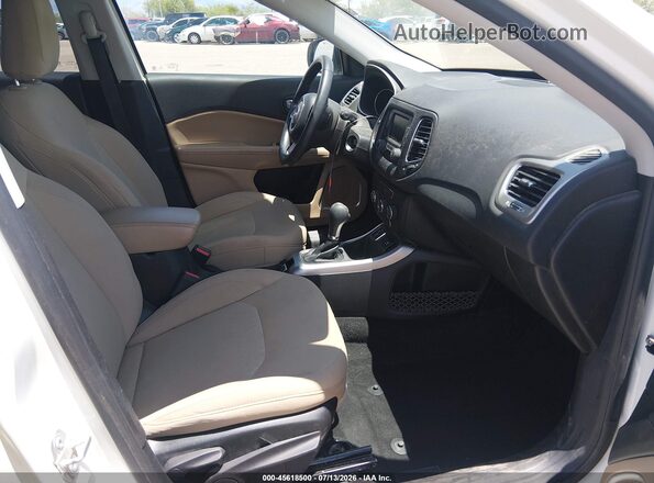 3C4NJCAB3JT308644 2018 JEEP COMPASS White Vista interior delantera