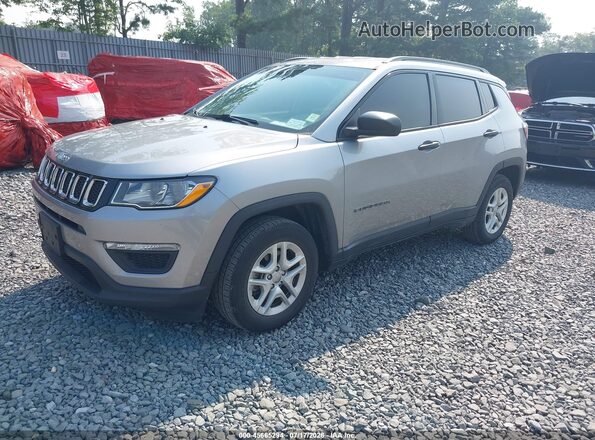 3C4NJCAB3JT357844 2018 JEEP COMPASS Black Առջևի ձախ երեք քառորդ տեսարան