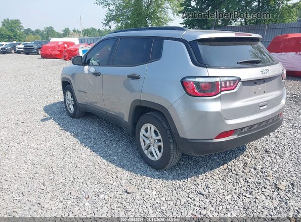 3C4NJCAB3JT357844 2018 JEEP COMPASS Black Հետևի ձախ