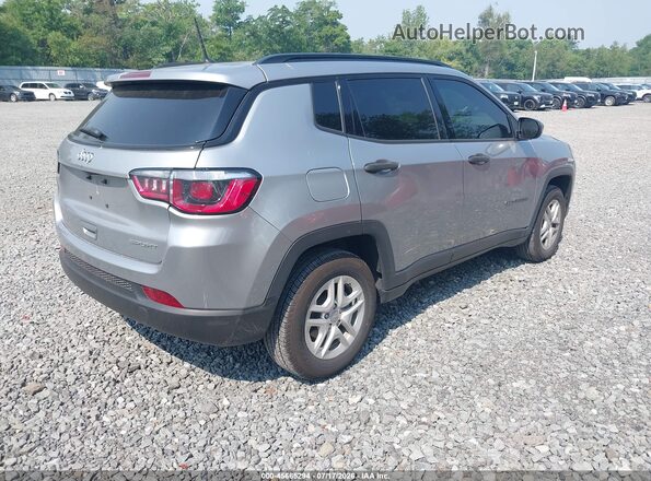 3C4NJCAB3JT357844 2018 JEEP COMPASS Black Հետևի աջ