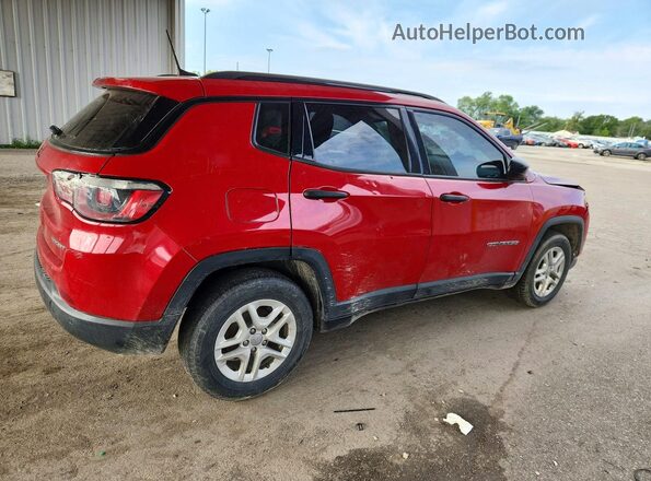 3C4NJCAB4HT658844 2017 JEEP COMPASS Red წინა ხედი