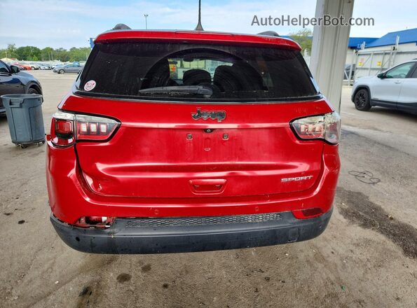 3C4NJCAB4HT658844 2017 JEEP COMPASS Red ძრავის განყოფილების ხედი