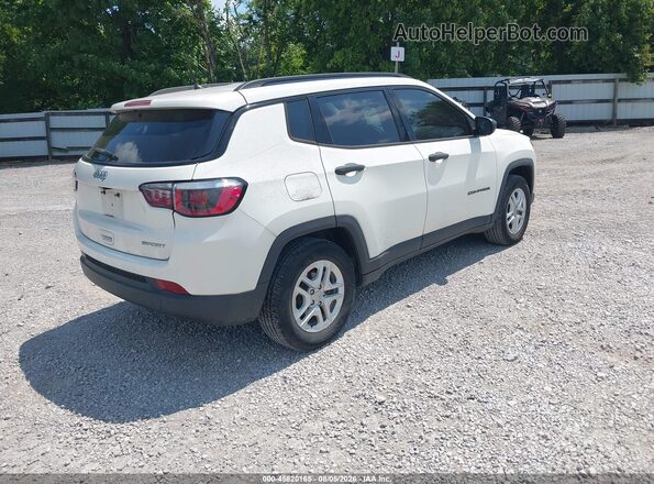 3C4NJCAB4JT405609 2018 JEEP COMPASS White Հետևի աջ