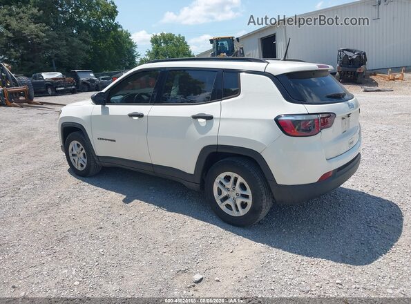 3C4NJCAB4JT405609 2018 JEEP COMPASS White Հետևի ձախ