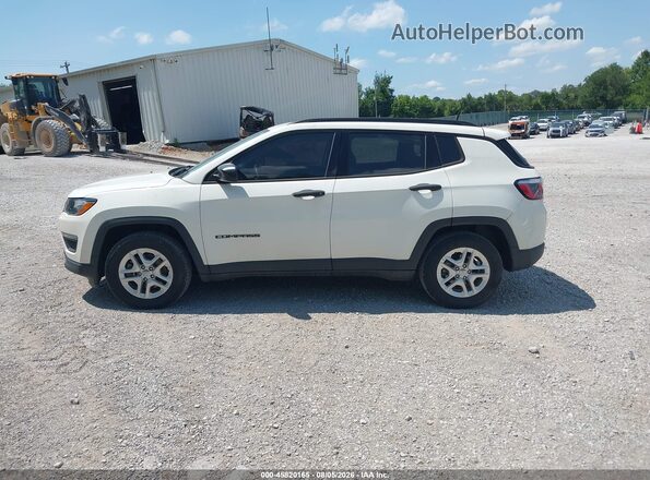 3C4NJCAB4JT405609 2018 JEEP COMPASS White Սալոնի 360 աստիճան տեսք