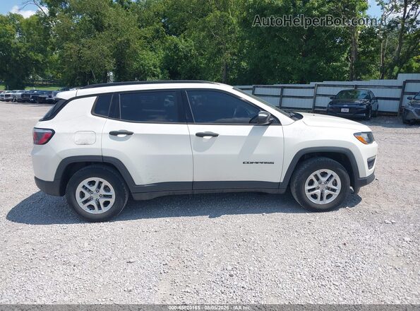 3C4NJCAB4JT405609 2018 JEEP COMPASS White Սալոնի հետևի տեսք