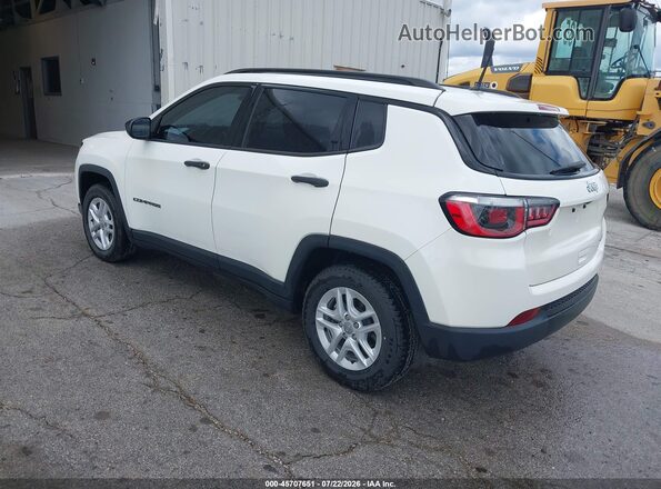 3C4NJCAB5JT410804 2018 JEEP COMPASS White Задня ліва чверть