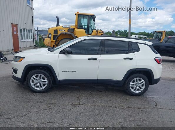 3C4NJCAB5JT410804 2018 JEEP COMPASS White Панорамний вид салону 360°