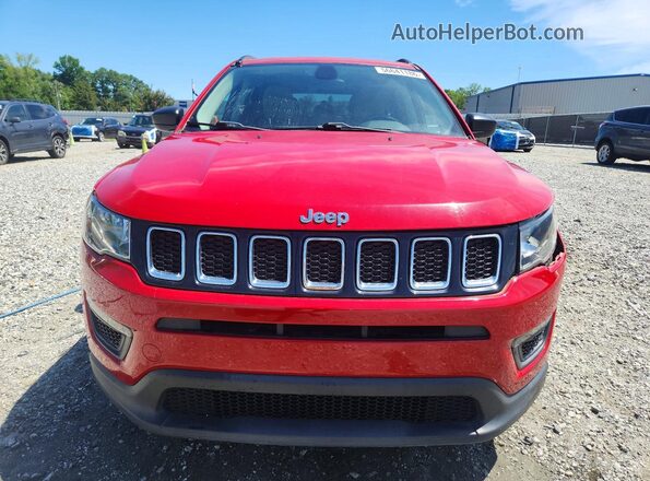 3C4NJCAB6JT102234 2018 JEEP COMPASS Red Vista frontal