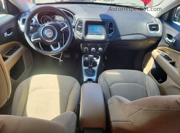 3C4NJCAB6JT102234 2018 JEEP COMPASS Red Vista del salpicadero