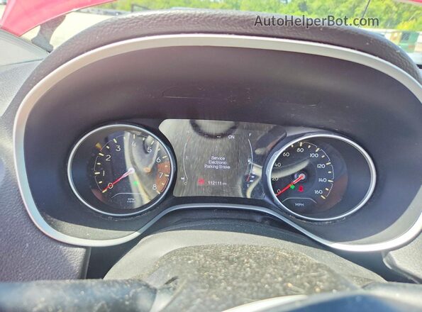 3C4NJCAB6JT102234 2018 JEEP COMPASS Red Vista del cuadro de instrumentos