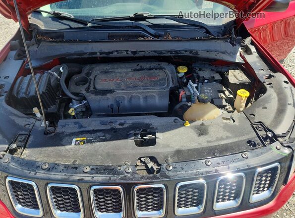 3C4NJCAB6JT102234 2018 JEEP COMPASS Red Vista interior trasera