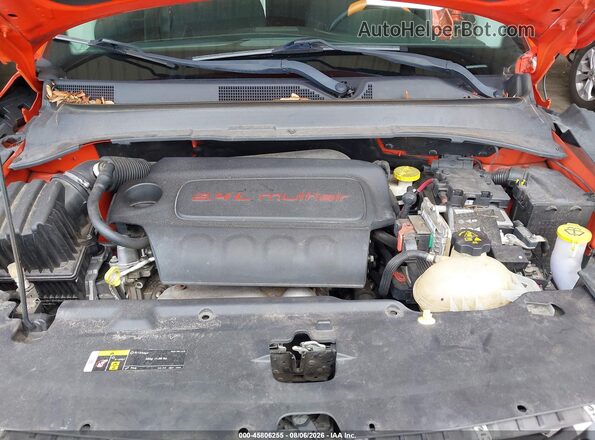 3C4NJCAB6JT250674 2018 JEEP COMPASS Orange Rear view