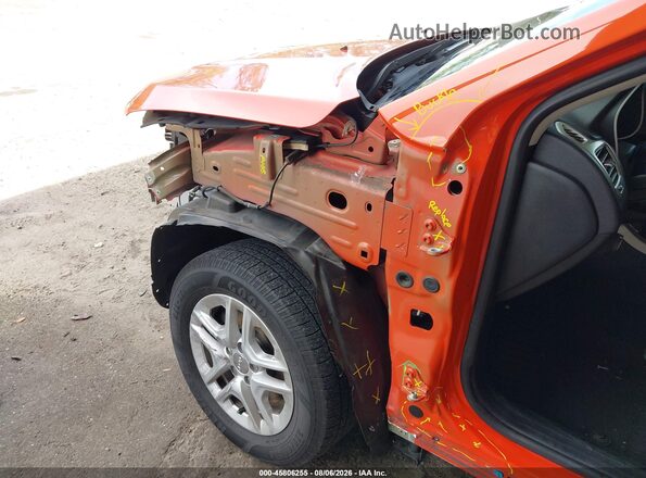 3C4NJCAB6JT250674 2018 JEEP COMPASS Orange Front view