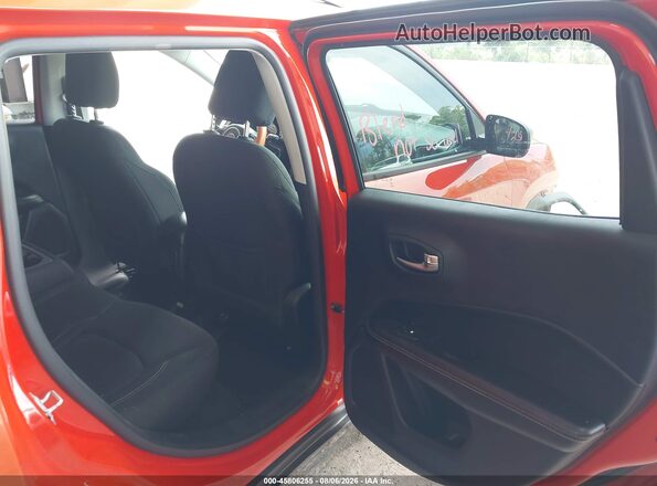 3C4NJCAB6JT250674 2018 JEEP COMPASS Orange VIN sticker view