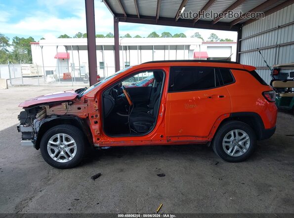 3C4NJCAB6JT250674 2018 JEEP COMPASS Orange 360 interior view