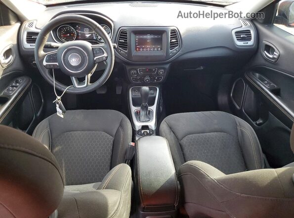 3C4NJCAB7JT214993 2018 JEEP COMPASS Orange წინა პანელის ხედი