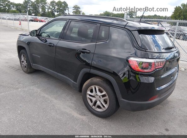 3C4NJCAB7JT411257 2018 JEEP COMPASS Черный Задняя левая четверть