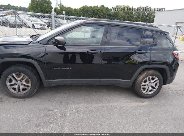 3C4NJCAB7JT411257 2018 JEEP COMPASS Черный Панорамный вид салона 360°