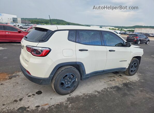 3C4NJCAB8MT560328 2021 JEEP COMPASS White Trasero derecho
