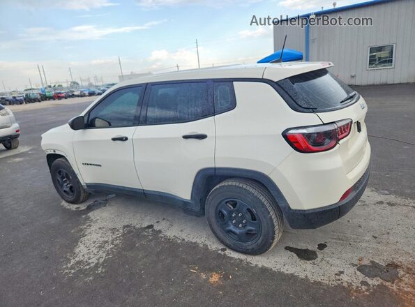 3C4NJCAB8MT560328 2021 JEEP COMPASS White Trasero izquierdo