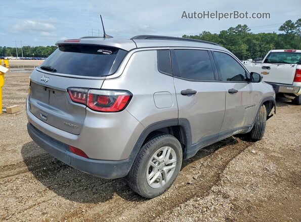3C4NJCAB9KT615298 2019 JEEP COMPASS Серый Задняя правая четверть