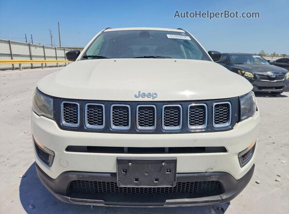 3C4NJCABXHT658279 2017 JEEP COMPASS White წინა ხედი