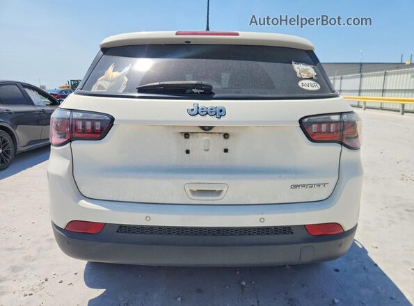 3C4NJCABXHT658279 2017 JEEP COMPASS White უკანა ხედი