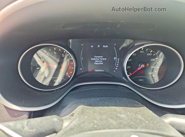 3C4NJCABXHT658279 2017 JEEP COMPASS White ხელსაწყოთა პანელის ხედი