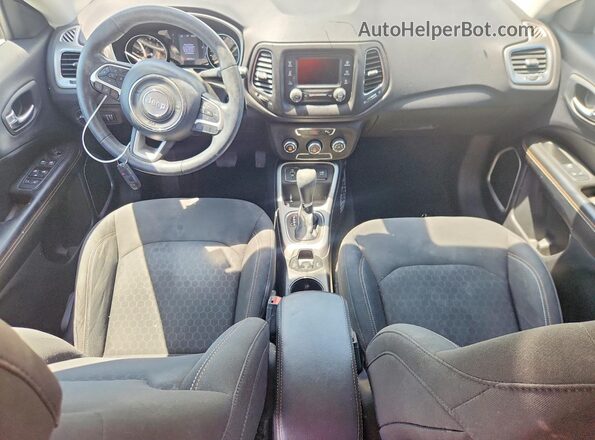 3C4NJCABXHT658279 2017 JEEP COMPASS White წინა პანელის ხედი