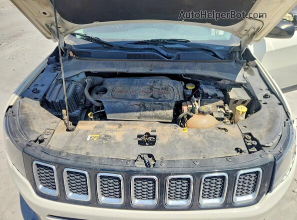 3C4NJCABXHT658279 2017 JEEP COMPASS White ძრავის განყოფილების ხედი