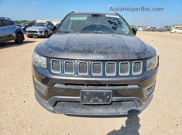 3C4NJCABXJT133549 2018 JEEP COMPASS Gray Vista de los asientos traseros