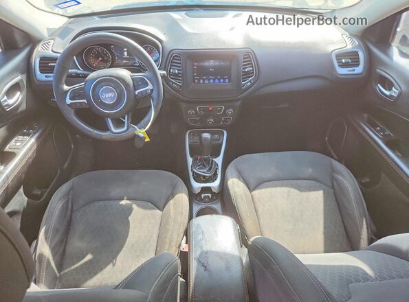 3C4NJCABXJT133549 2018 JEEP COMPASS Gray Vista interior de 360 grados