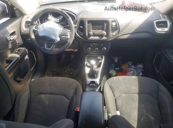 3C4NJCABXJT226961 2018 JEEP COMPASS Gray Widok deski rozdzielczej